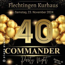 DJ Commander 40 Jahre Party