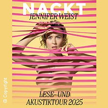 Jennifer Weist – Nackt - mein Leben zwischen den Zeilen | Lese- und Akustiktour